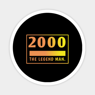 2000 birthday Magnet